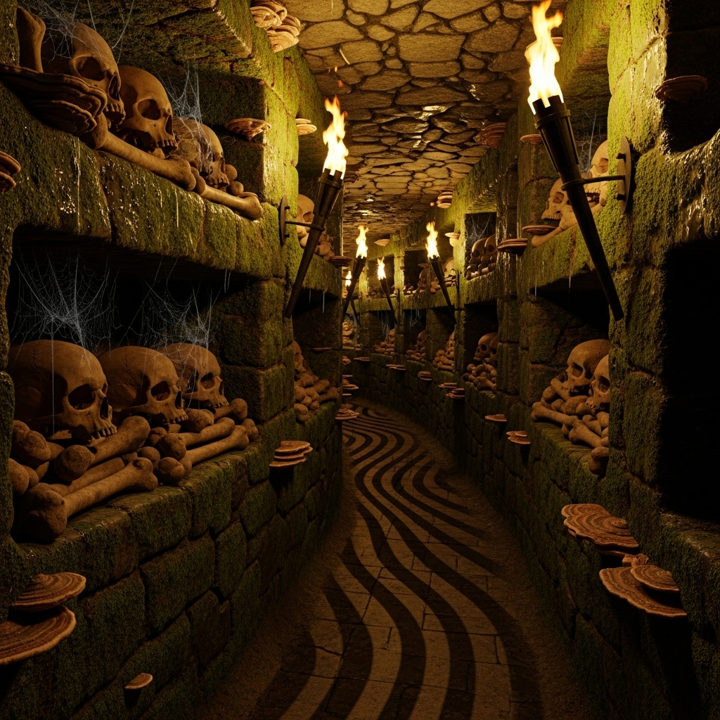 Haunted catacombs VR experience