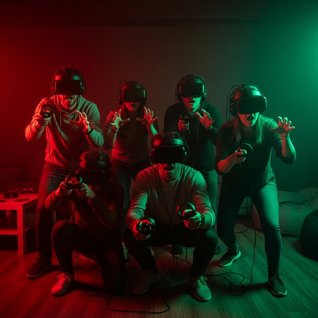 Group VR horror session